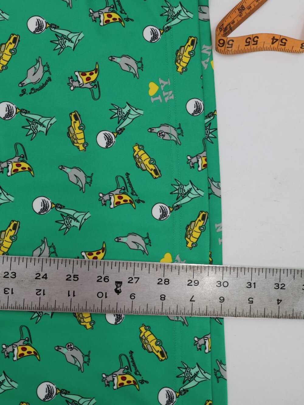 J Lindeberg Polo Shirt Mens Large Jeff Golf Pique Blarney New York Novelty Tour - Picture 12 of 14